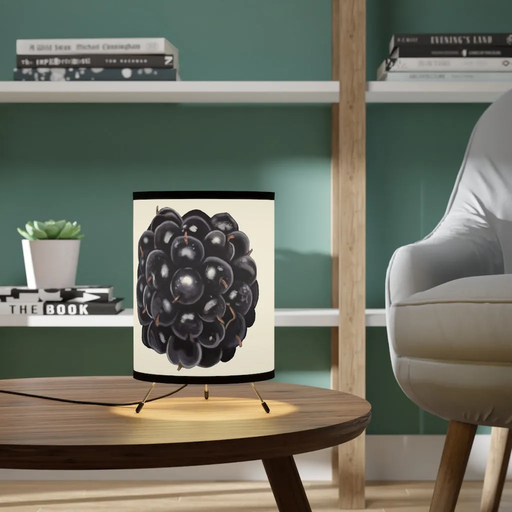 Grape Tripod Lamp with High-Res Printed Shade, US\CA plug