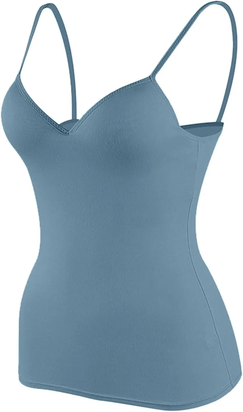 Gym Adjustable Spaghetti Straps Tank Tops for Women Summer Running Sweetheart Neck Sleeveless Cute Blouses Camisole