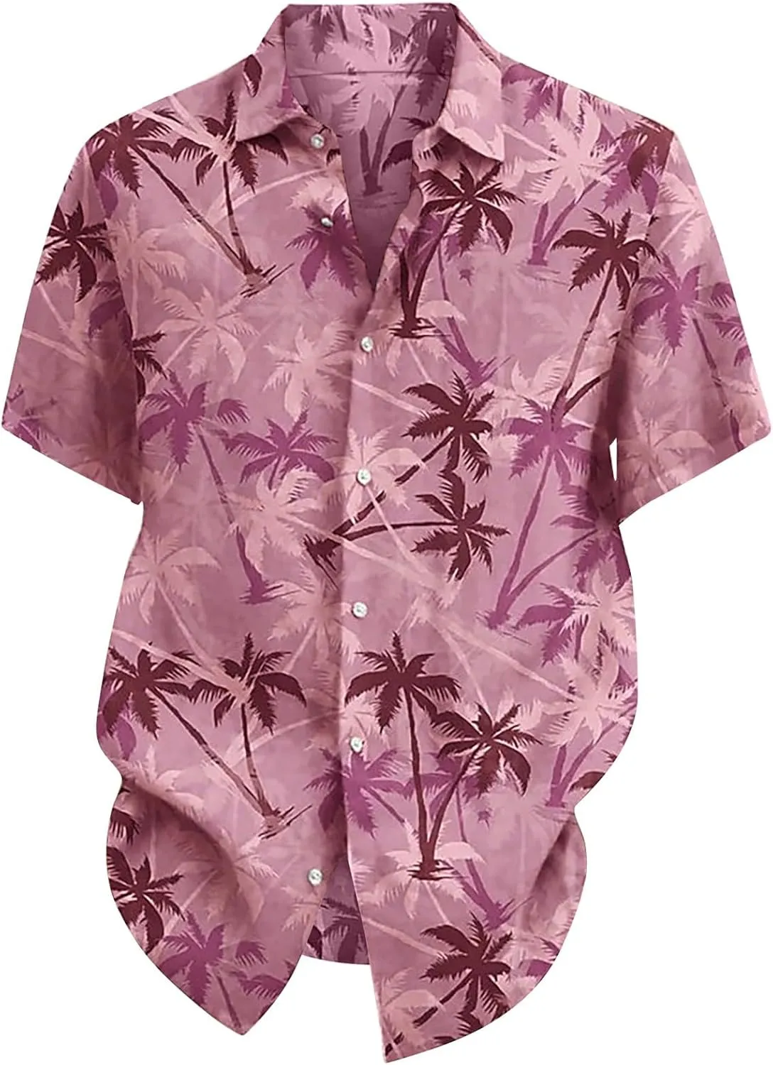 Hawaiian Shirt for Men Button Down Shirts Short Sleeve Regular Fit Beach Shirt Men's Casual Shirts Short Sleeve Tops