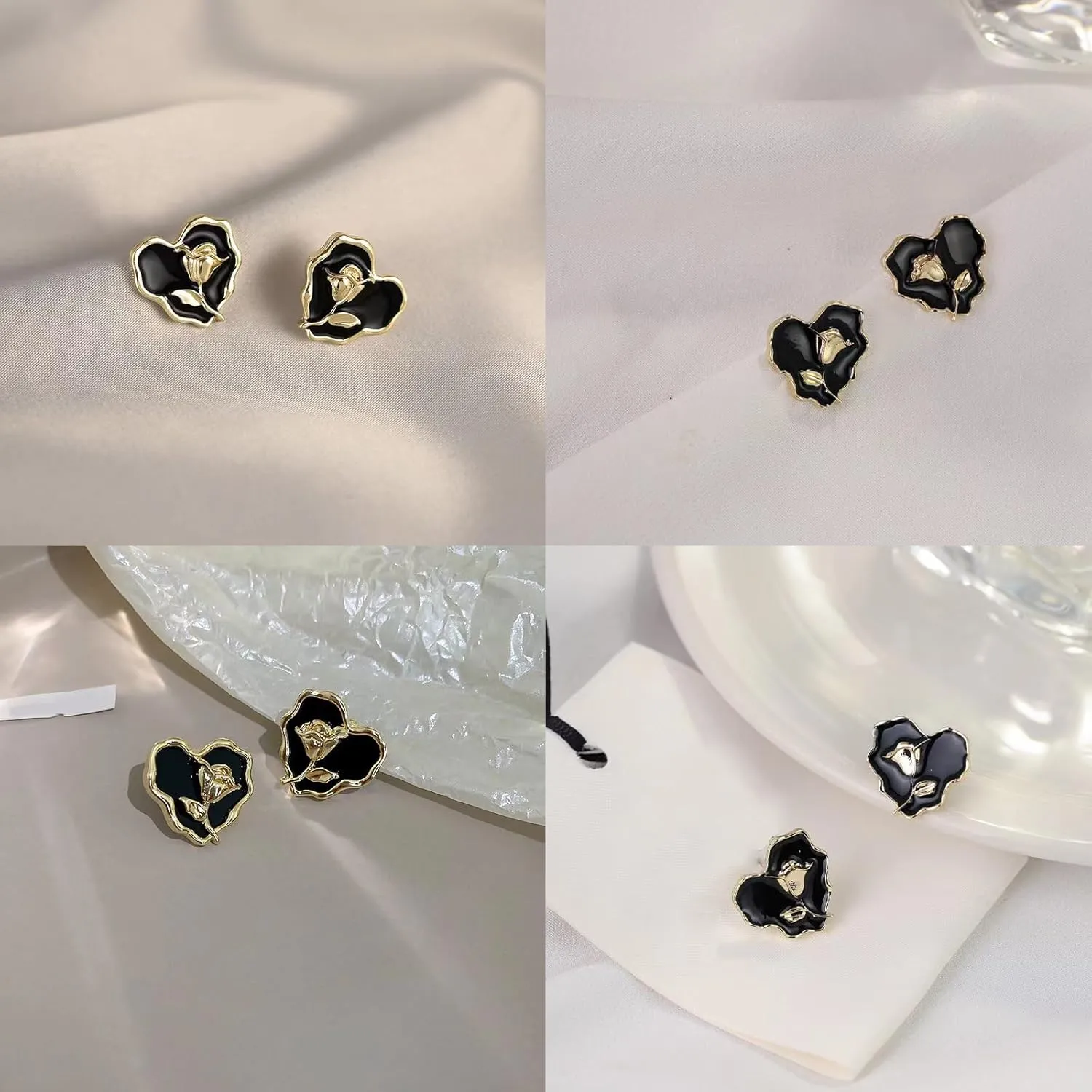 Heart Shape Earrings for Women Trendy
