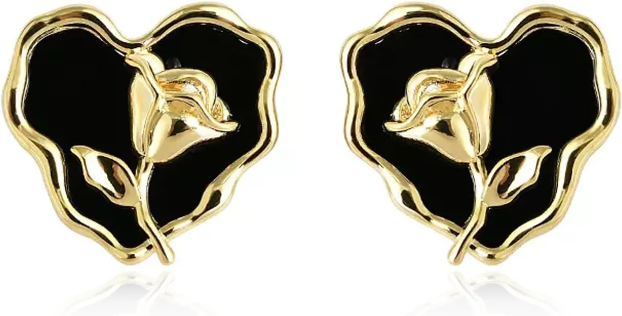 Heart Shape Earrings for Women Trendy