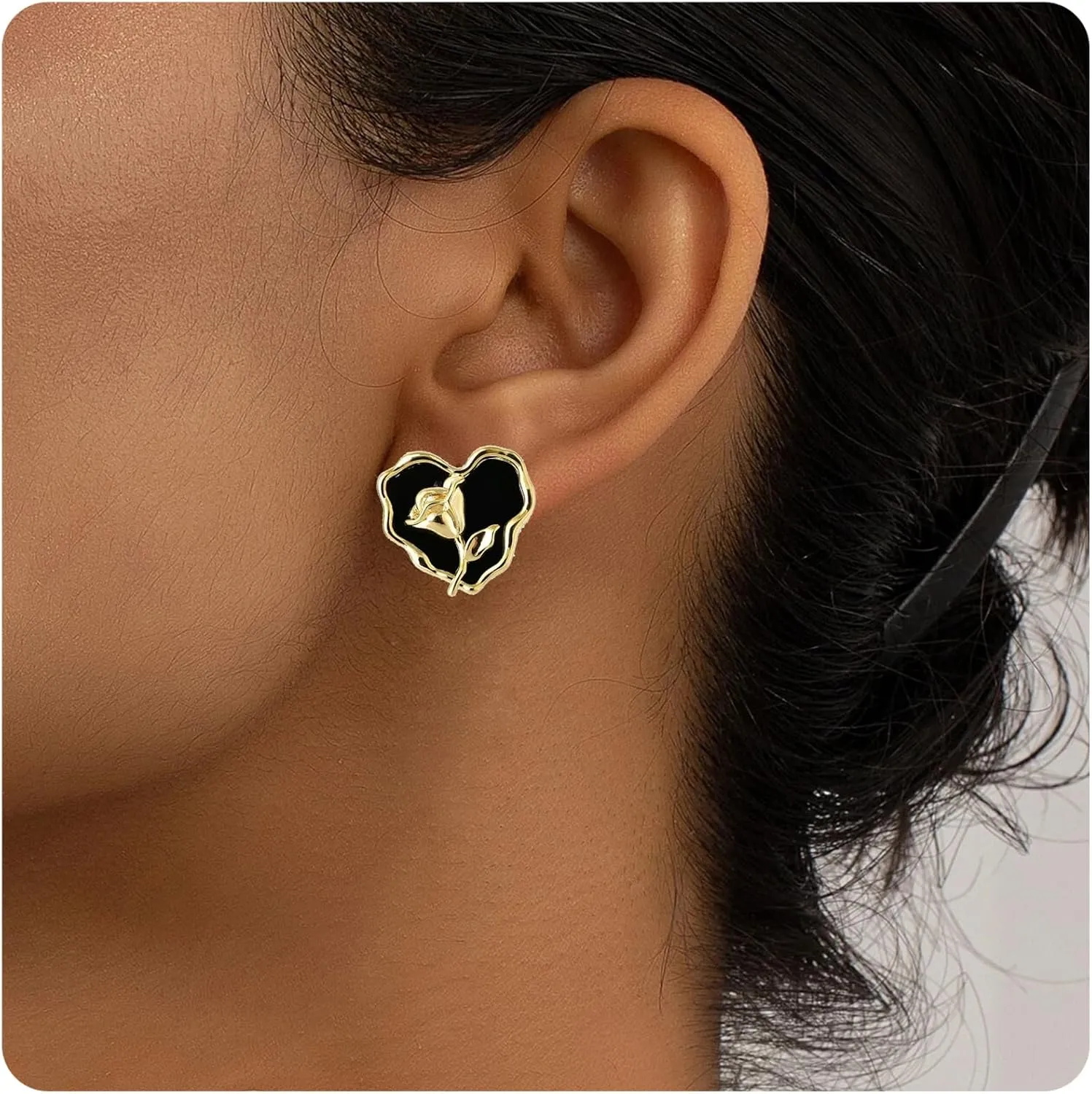 Heart Shape Earrings for Women Trendy