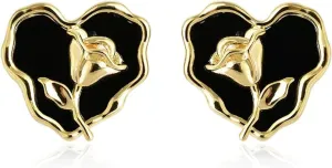 Heart Shape Earrings for Women Trendy