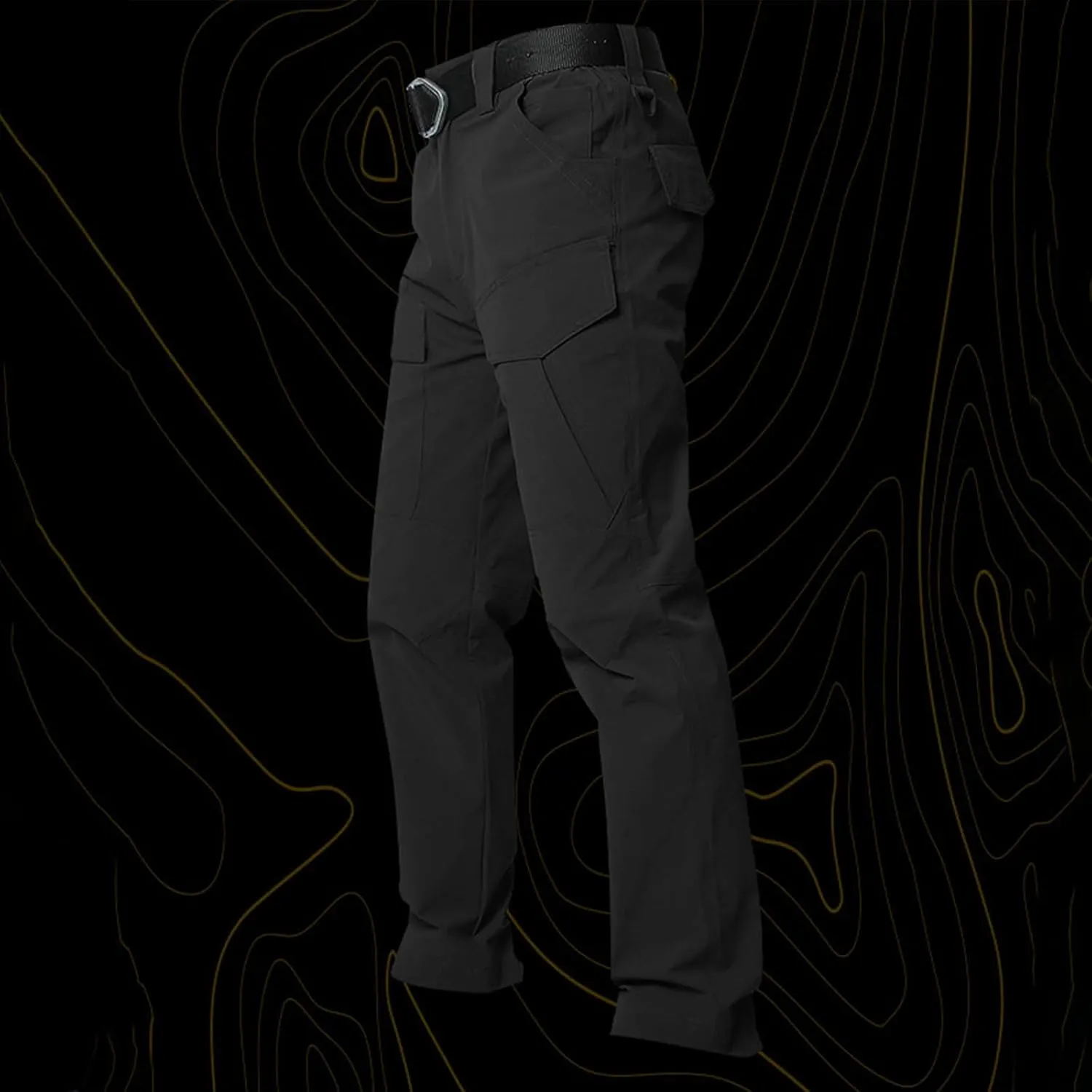 Hiking Pants Men Tactical Pants Casual Straight Leg Pants Stretch Cargo Pants Outdoor Lightweight Work Trousers