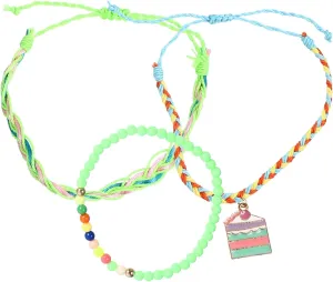 Homoyoyo 1Set Woven Bracelet for Women Handmade Friendship Bracelets Teen Jewelry for Parties Celebrations and Daily Wear