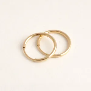 Hoop Earrings, Simple Hoop Earrings, Gold Filled Earrings, Seamless Endless Hoop Earrings, Modern Earrings, Minimalist Earrings