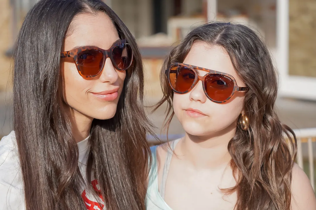 Iconic Wayfarer Ombre  | Polarized Sunglasses | Adult | 15  Y | Mauve Rose Ombre