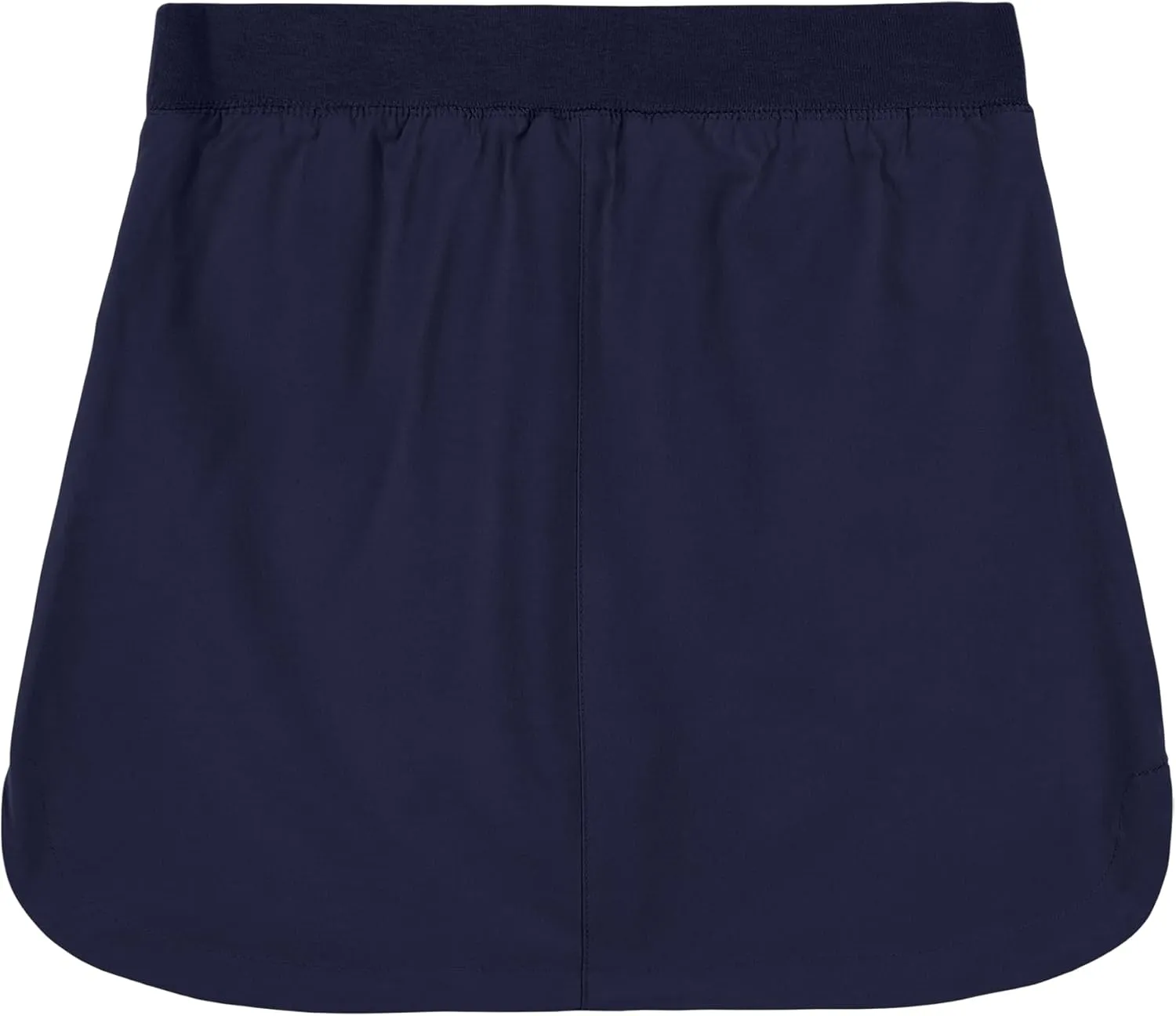 IZOD Girls' School Uniform Pull-on Scooter Skirt with Undershorts, Knit Waistband & Functional Pockets, Wrinkle Resistant
