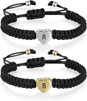 Jewelstruck Personalized Matching Bracelets for Couples Bracelets Custom Name His and Hers Bracelets for Valentines Day Promise Mobius Bracelets for Anniversary Christmas