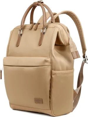 Kah&Kee Small Backpack for Women: 14" Slim Laptop Backpack, Fashionable, Functional & Cute, Ideal for Travel, Work, Teachers, Doctors