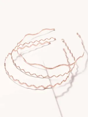 KAILIN Headband Set - Rose Gold