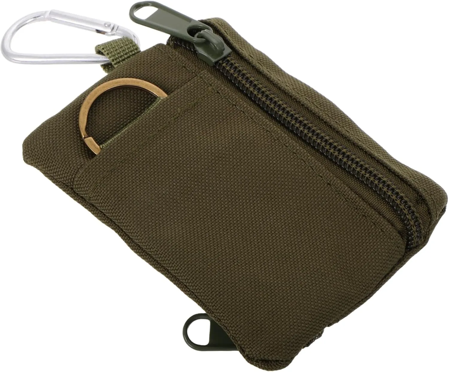 Keychain Pouch Versatile Practical for Keys Coins Outdoor Travel Hiking Small Zipper Pouch Accessory