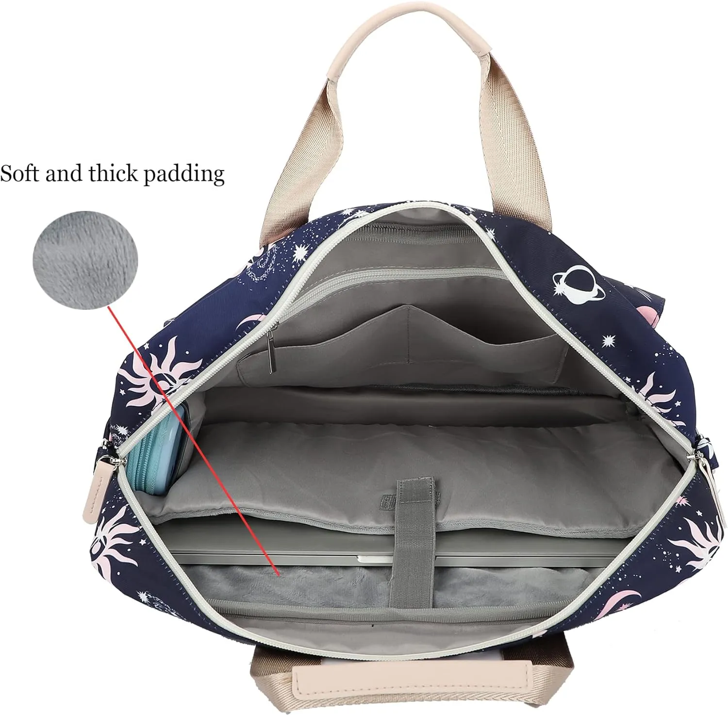 Laptop Briefcase, Water Repellent Multi-Functional Laptop Shoulder Messenger Case Bag (15 inch-15.6 inch, SLB-9)