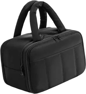 Large Travel Toiletry Bag Practical Makeup Organized for Women Cosmetic Pouches with Handle and Multiple Compartments