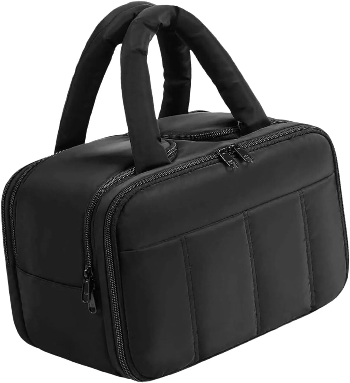 Large Travel Toiletry Bag Practical Makeup Organized for Women Cosmetic Pouches with Handle and Multiple Compartments
