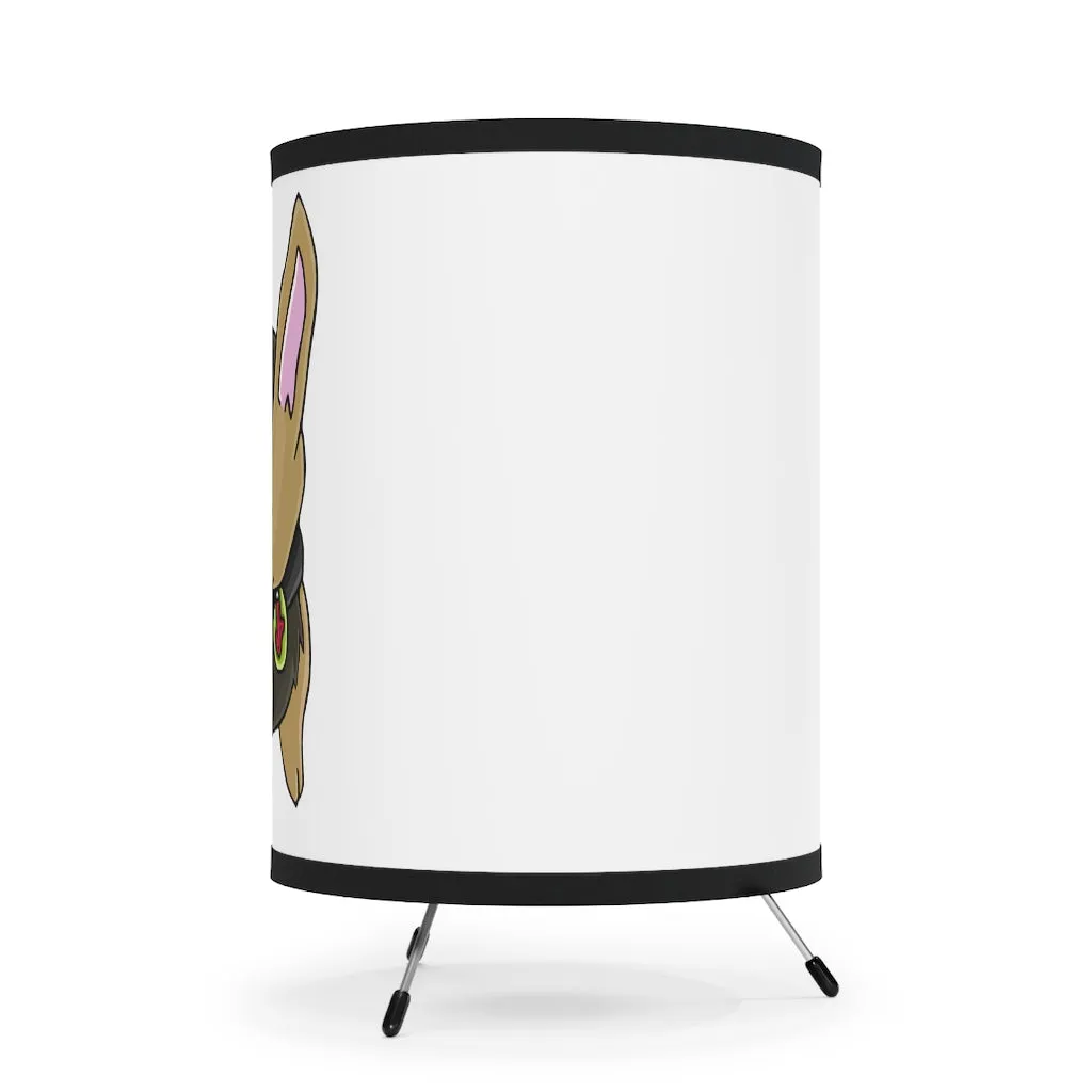 LB Tripod Lamp with High-Res Printed Shade, US/CA plug