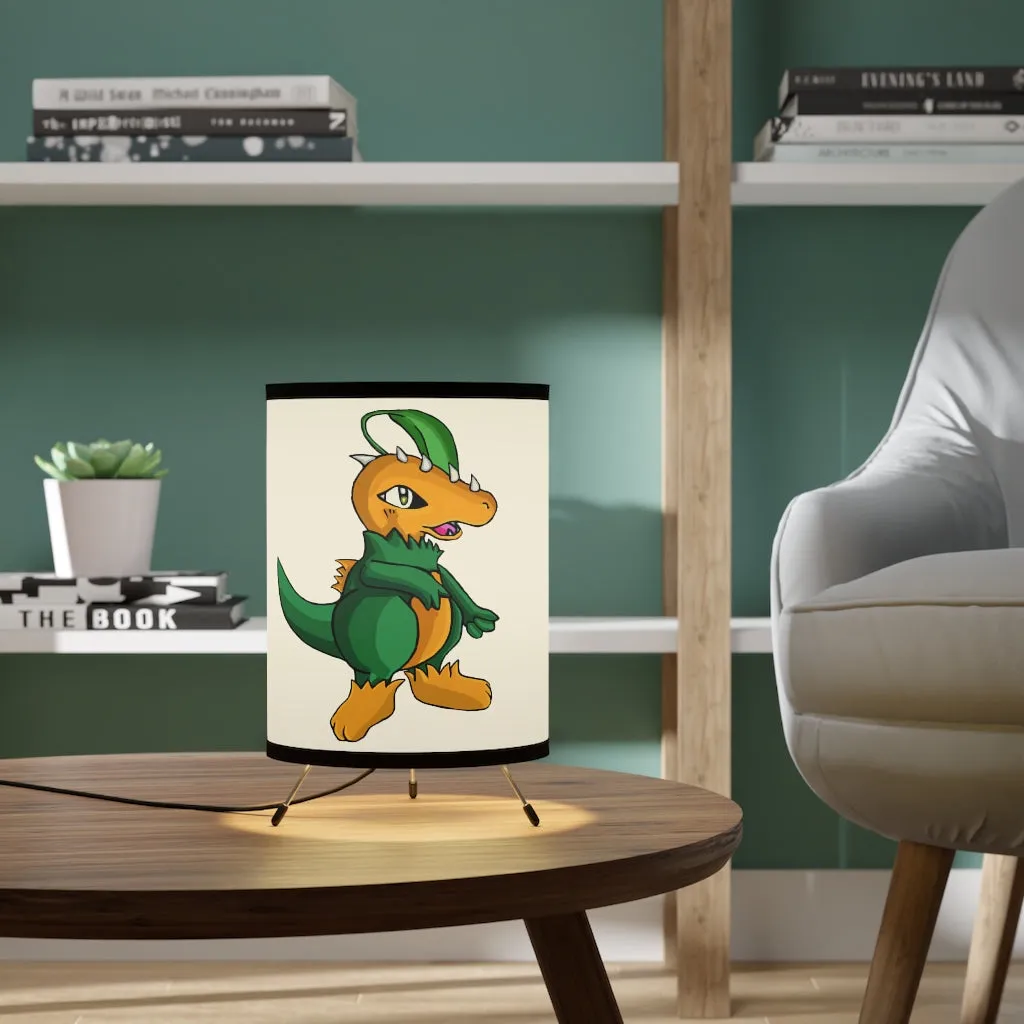 Leafasaur Tripod Lamp with High-Res Printed Shade, US/CA plug