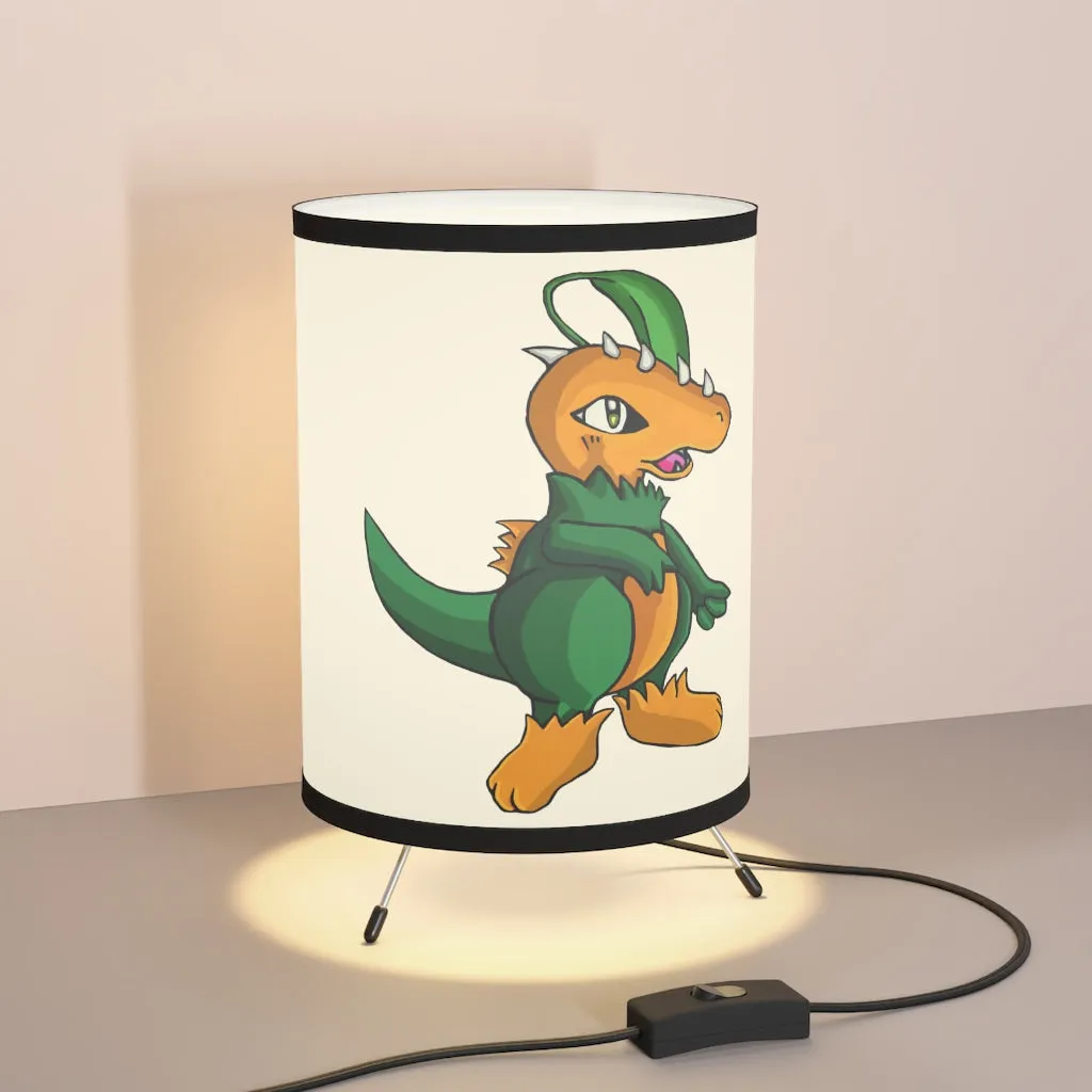 Leafasaur Tripod Lamp with High-Res Printed Shade, US/CA plug