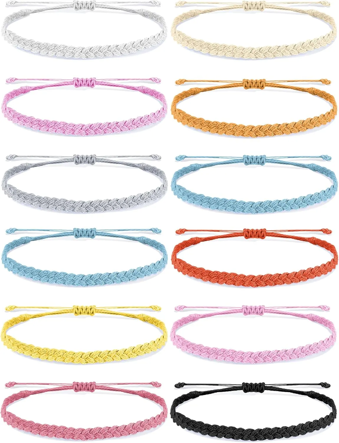 Long tiantian String Bracelets for Women Gifts Trendy Stuff Friendship Bracelets Waterproof Summer Ankle Bracelets Outfits Adjustable Wave Surfer Beach Bracelets Stocking Stuffers
