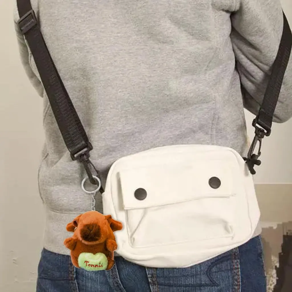 Lovely Movable Animal Charm Keychains Lovely Ornament Women Car Keyring Backpack Handbag Charm Pendant Key Holder
