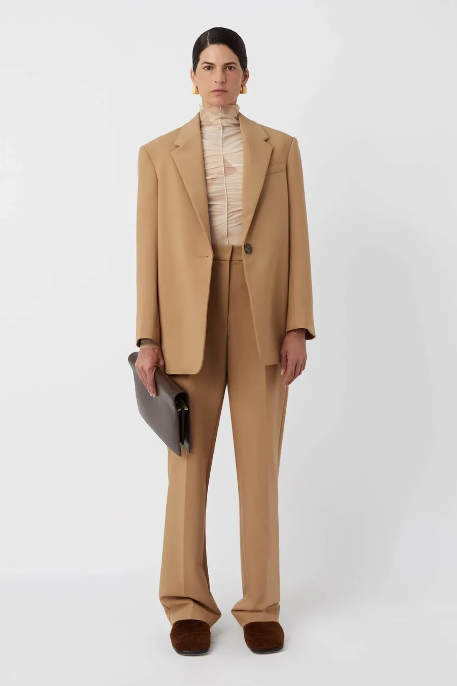 Mackinley Oversized Blazer Camel