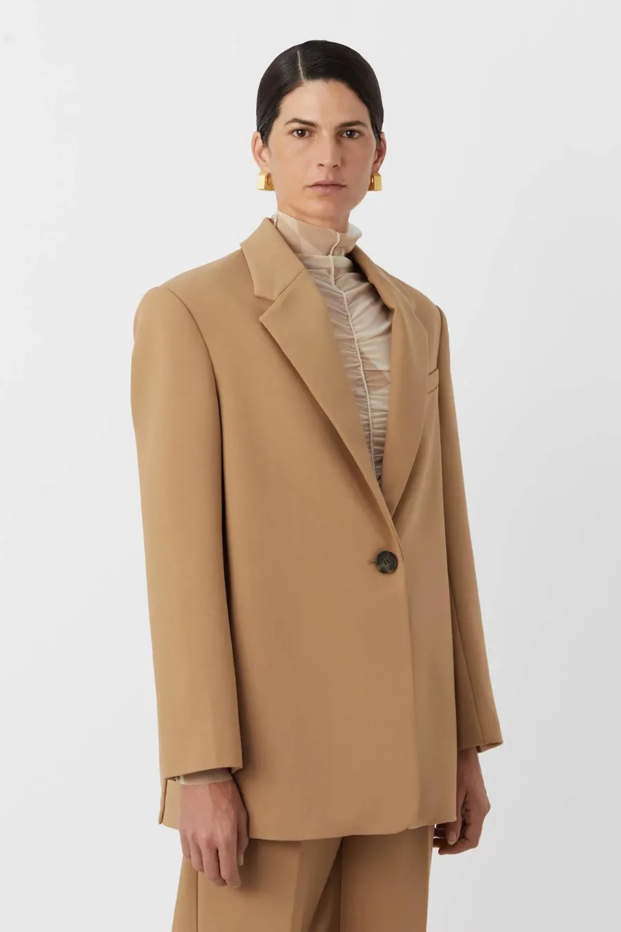Mackinley Oversized Blazer Camel