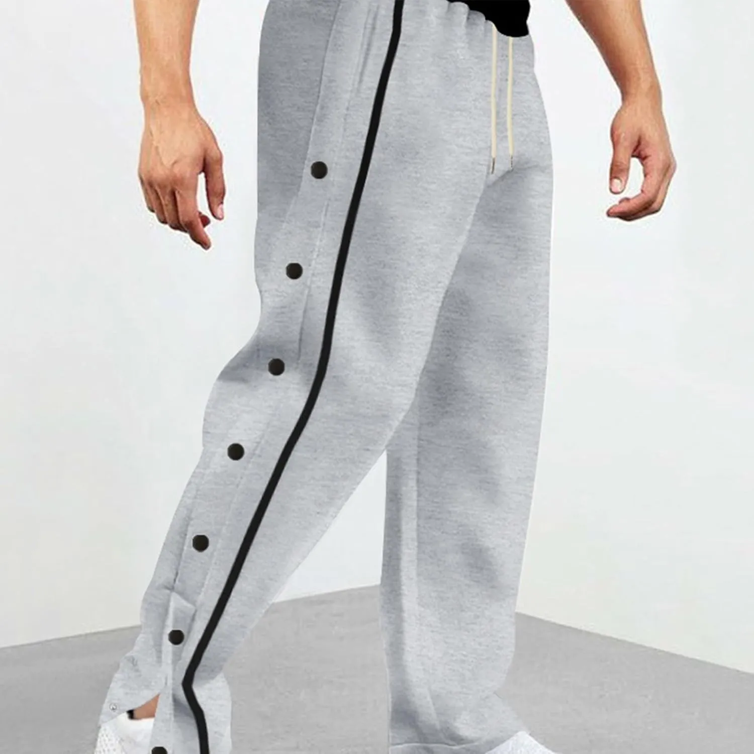 Men Fashion Casual Pants Loose Comfortable Pants Track Stretch Pants Travel Autumn Pants Regular Wide Leg Pants