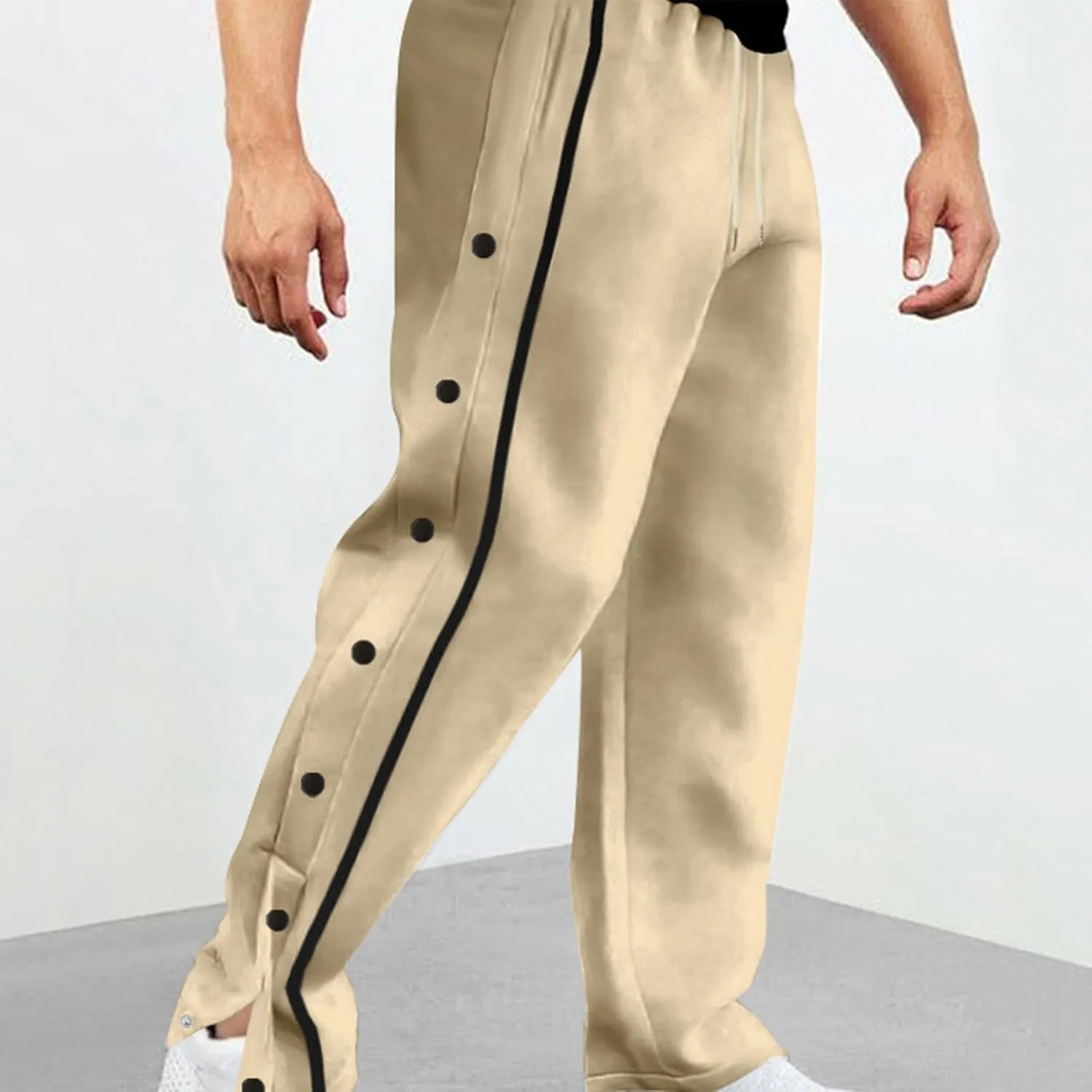 Men Fashion Casual Pants Loose Comfortable Pants Track Stretch Pants Travel Autumn Pants Regular Wide Leg Pants