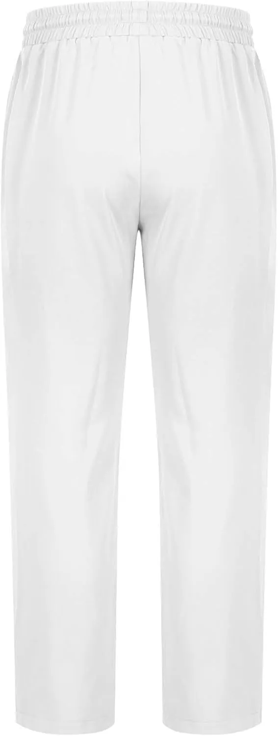 Men Fashion Sport Pants Straight Fit Cargo Pants Solid Casual Pants Stretch Jogger Pants Classic Comfort Pants