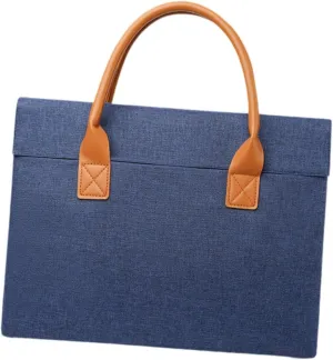 Men Women Briefcase Business Waterproof Wear Resistant Practical Trendy Handbag