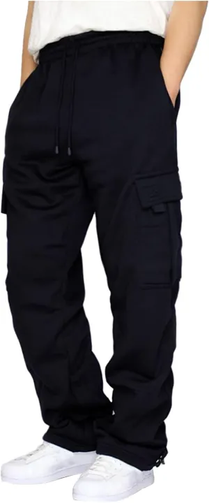 Men's Athletic Cargo Pants Baggy Lightweight Pants Drawstring Work Pants Lounge Sports Pants Hiking Trendy Pants