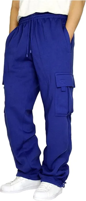 Men's Athletic Cargo Pants Baggy Lightweight Pants Drawstring Work Pants Lounge Sports Pants Hiking Trendy Pants