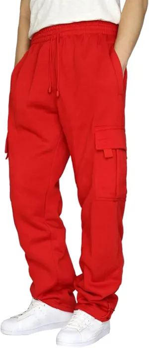 Men's Athletic Cargo Pants Baggy Lightweight Pants Drawstring Work Pants Lounge Sports Pants Hiking Trendy Pants