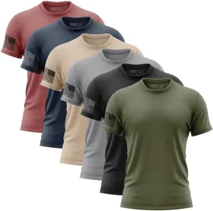 Men's Fresh T-Shirt, American Graphic Tee, Patriotic, USA & Freedom Style Shirt