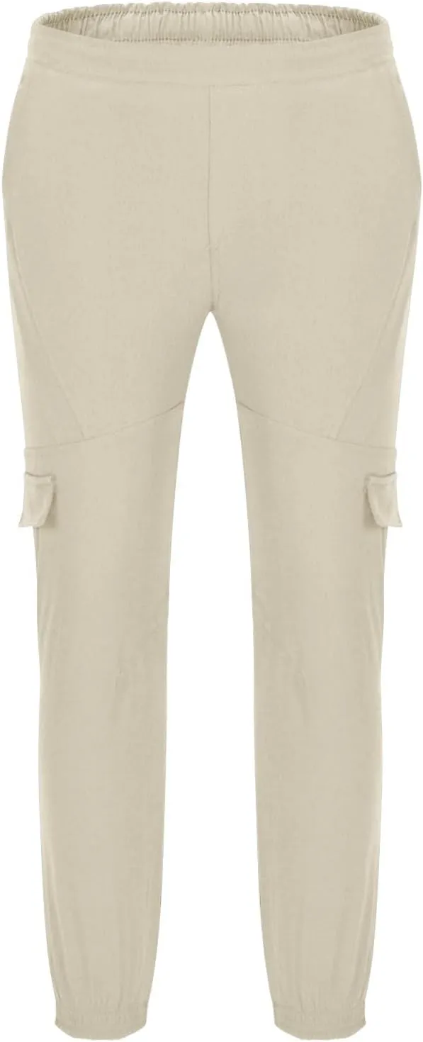 Mens Light Tactical Pants Outdoor Cargo Pants Climbing Trail Pants Hiking Active Pants Comfort Classic Trousers