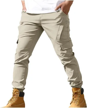 Mens Light Tactical Pants Outdoor Cargo Pants Climbing Trail Pants Hiking Active Pants Comfort Classic Trousers