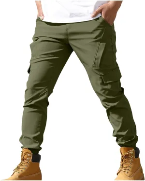 Mens Light Tactical Pants Outdoor Cargo Pants Climbing Trail Pants Hiking Active Pants Comfort Classic Trousers
