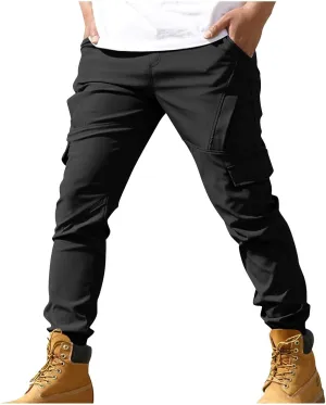 Mens Light Tactical Pants Outdoor Cargo Pants Climbing Trail Pants Hiking Active Pants Comfort Classic Trousers