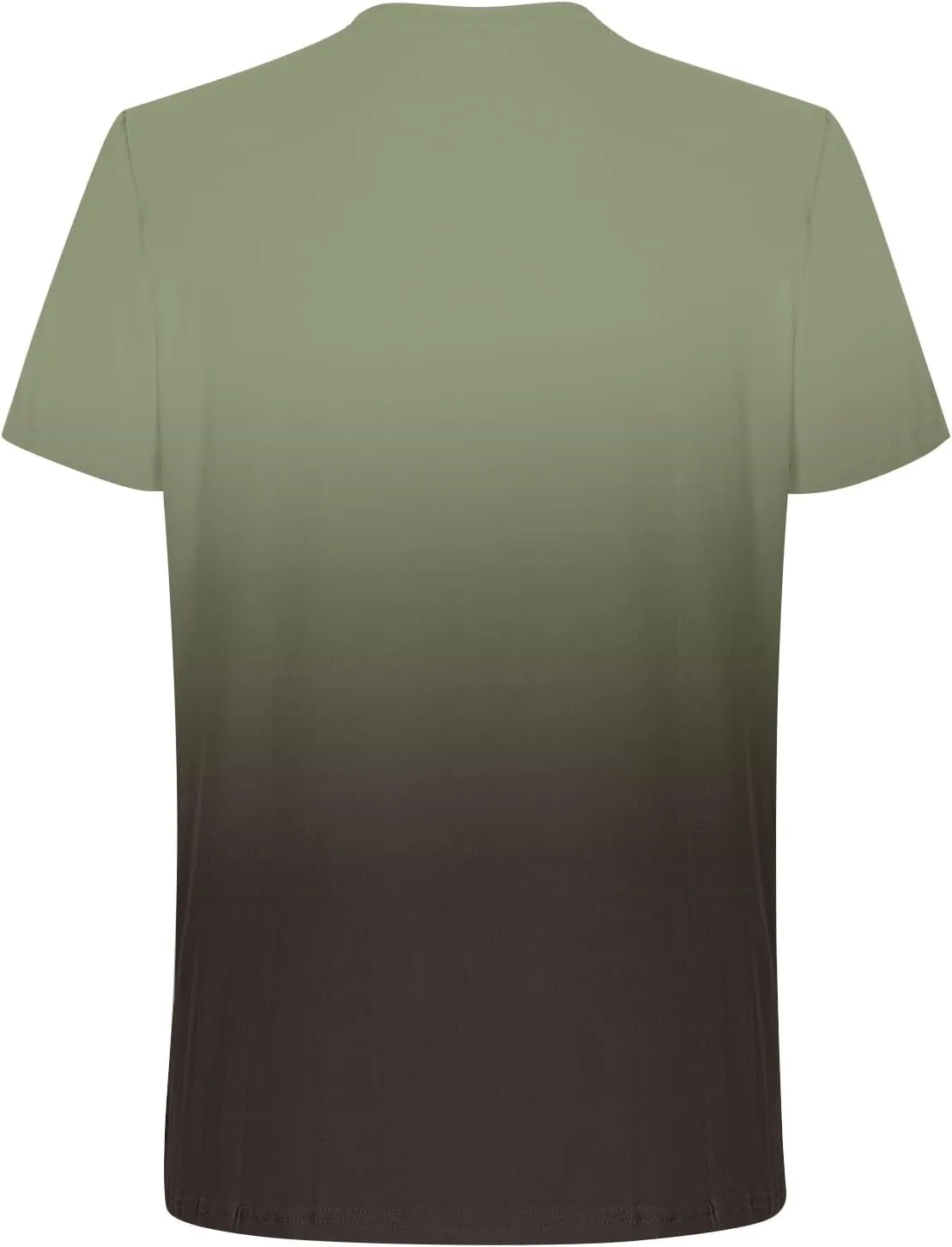Men's Loose Plus Size T-Shirts Short Sleeve Crewneck Gradient Color Graphic Tee Tops Summer Palm Tree Beach Shirt