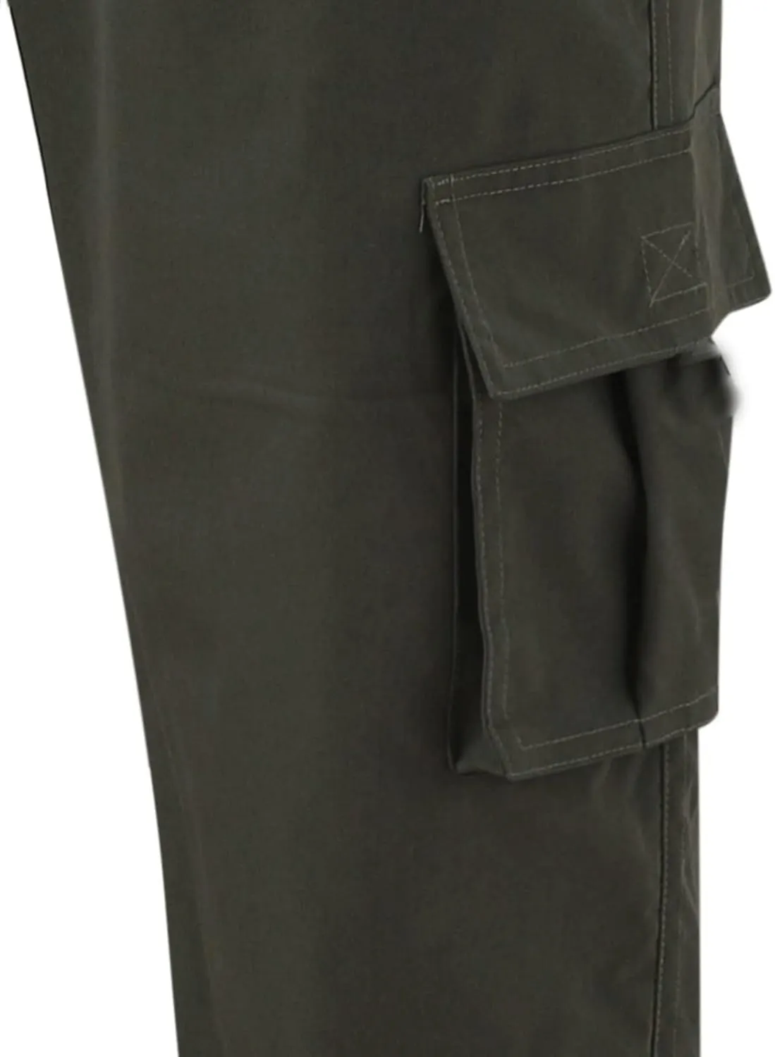 Mens Pants Casual Relaxed Fit Outdoor Cargo Pants Tactical Pants Hiking Drawstring Joggers Pants Multi Pockets