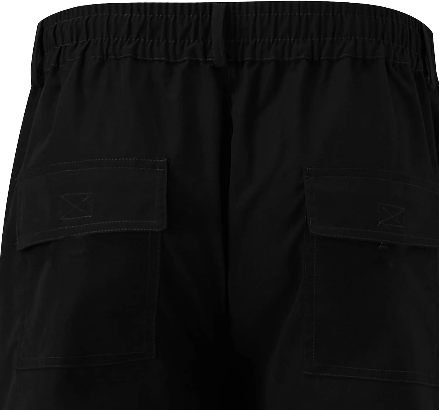 Mens Pants Casual Relaxed Fit Outdoor Cargo Pants Tactical Pants Hiking Drawstring Joggers Pants Multi Pockets