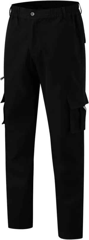 Mens Pants Casual Relaxed Fit Outdoor Cargo Pants Tactical Pants Hiking Drawstring Joggers Pants Multi Pockets