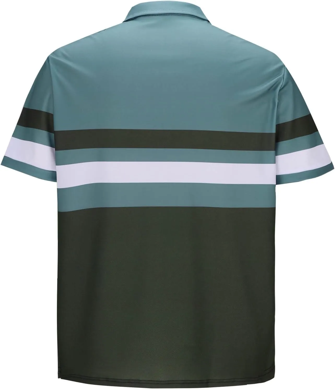 Mens Shirts Summer Casual Button Up Striped Slim Fit T-Shirts Regular Stylish Work Business Short Sleeve Vacation Tee Blouses