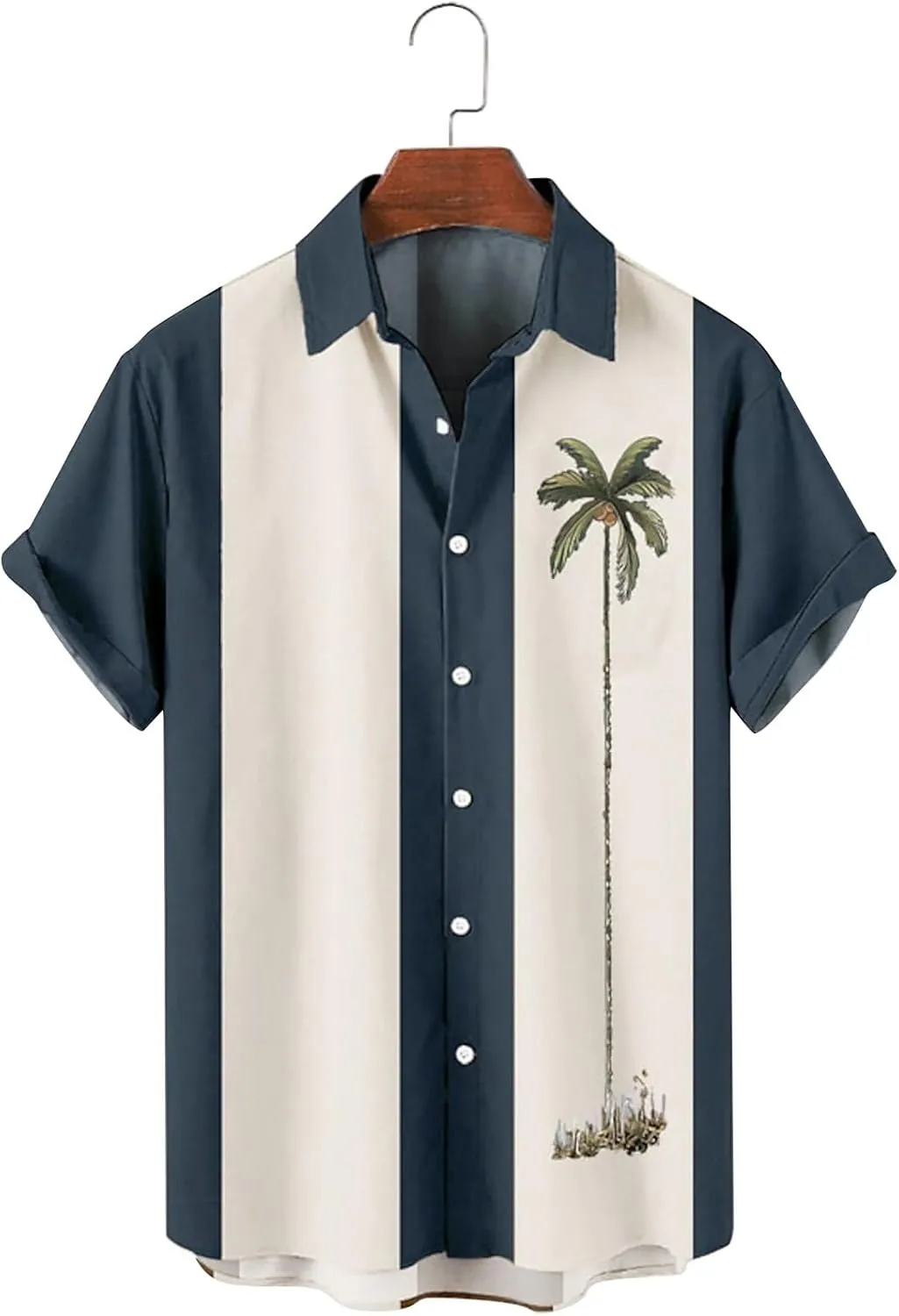 Mens Short Sleeve Shirts Casual Cotton Linen Shirts for Men Holiday Beach Solid Summer Beach Hawaiian Vacation