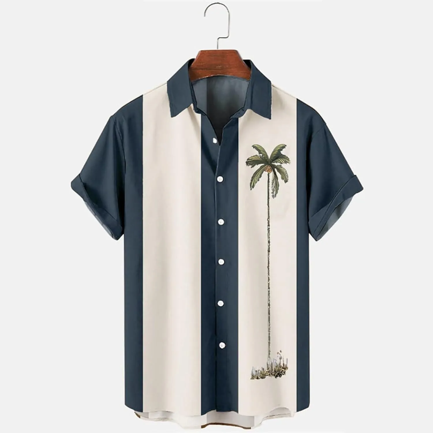 Mens Short Sleeve Shirts Casual Cotton Linen Shirts for Men Holiday Beach Solid Summer Beach Hawaiian Vacation