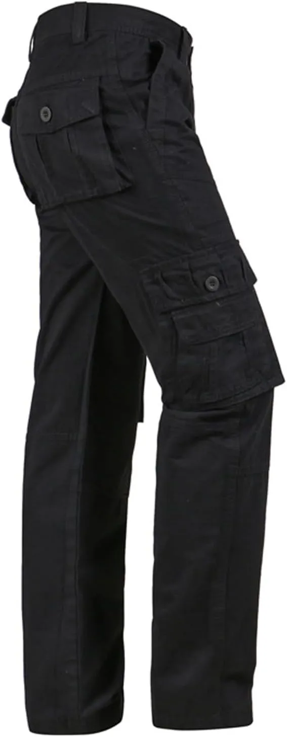 Mens Tactical Pants Lightweight Work Pants Stretch Cargo Pants Outdoor Activity Hiking Pants with Multi Pockets