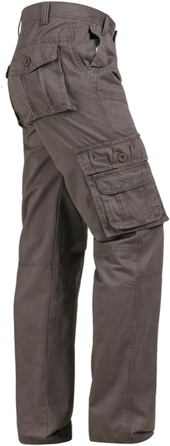 Mens Tactical Pants Lightweight Work Pants Stretch Cargo Pants Outdoor Activity Hiking Pants with Multi Pockets