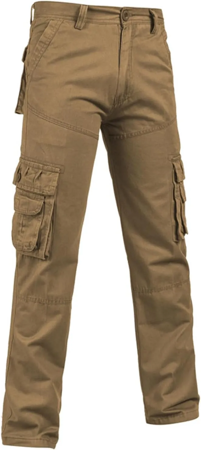 Mens Tactical Pants Lightweight Work Pants Stretch Cargo Pants Outdoor Activity Hiking Pants with Multi Pockets