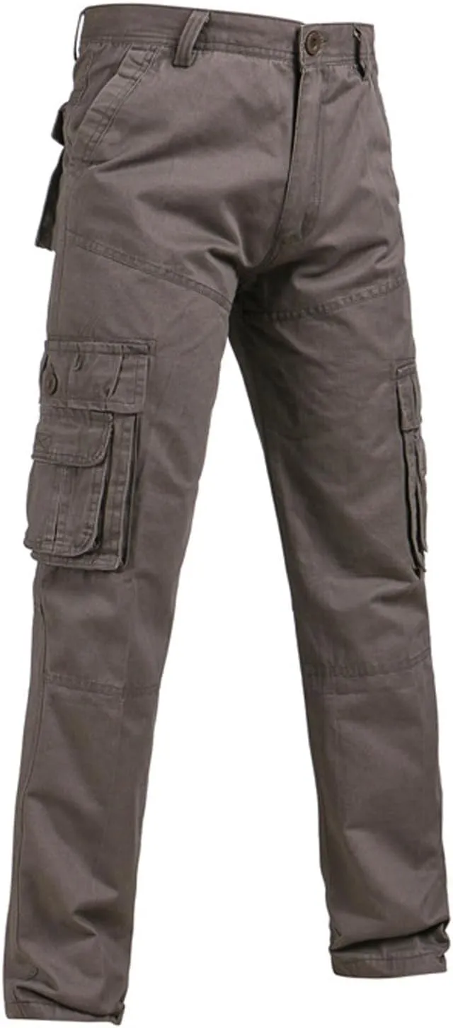 Mens Tactical Pants Lightweight Work Pants Stretch Cargo Pants Outdoor Activity Hiking Pants with Multi Pockets