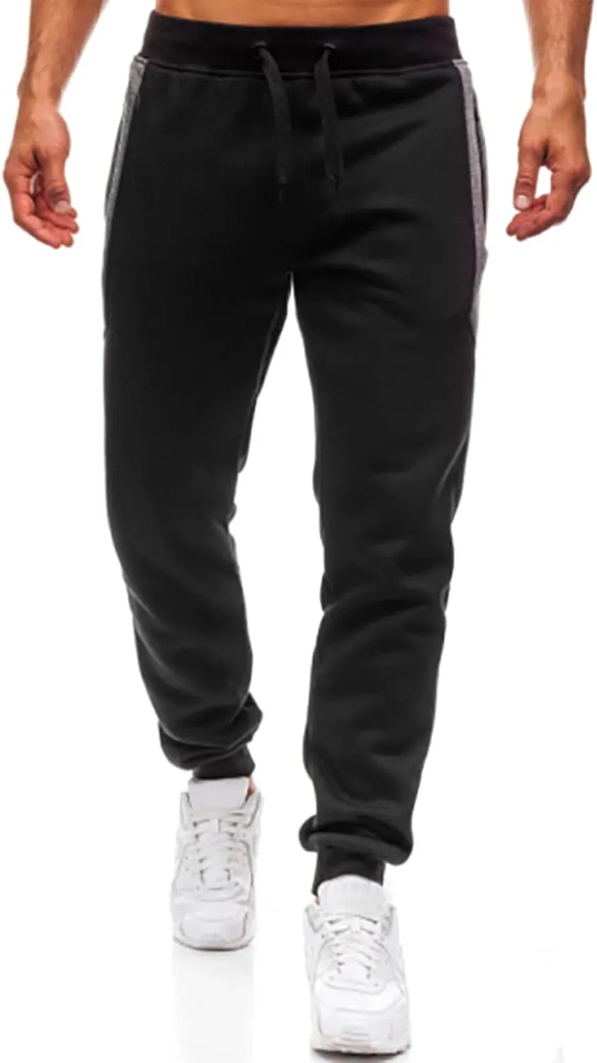 Mens Workout Cargo Sweatpants Pants Elastic Waist Pants Jogging Running Pants Training Pant Mens Fashion Cargo Pants